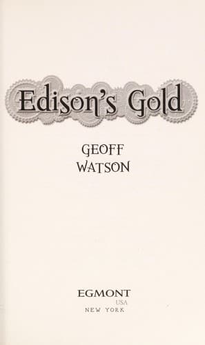 Cover of Edison's gold