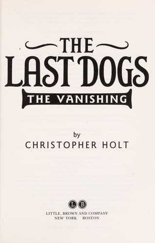 Cover of The vanishing