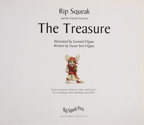 Cover of Rip Squeak and his friends discover the treasure