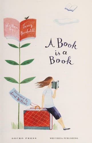 Cover of A book is a book
