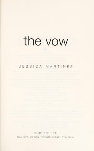 Cover of The vow