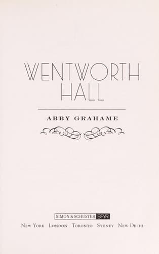 Cover of Wentworth Hall