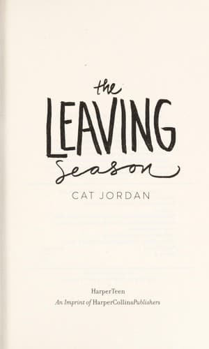 Cover of The leaving season