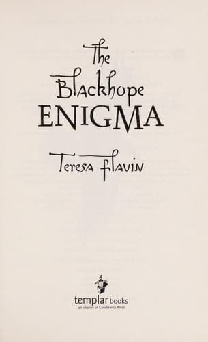 Cover of The Blackhope enigma