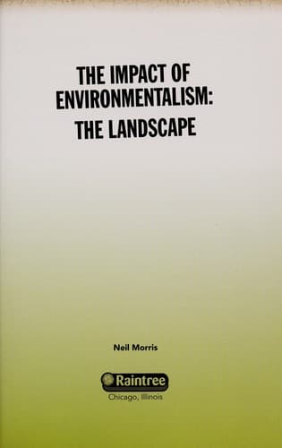 Cover of The landscape