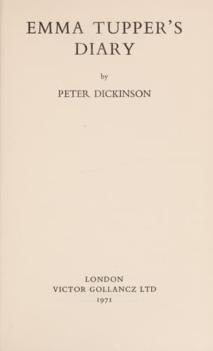 Cover of Emma Tupper's diary