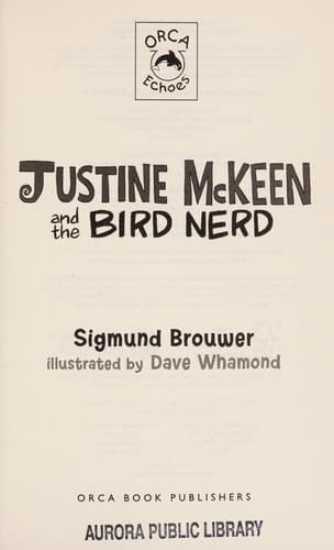 Cover of Justine McKeen and the bird nerd