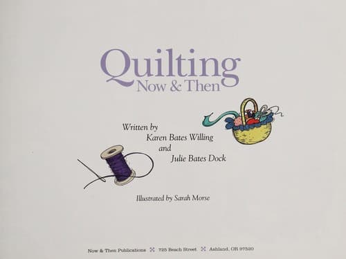 Cover of Quilting now & then