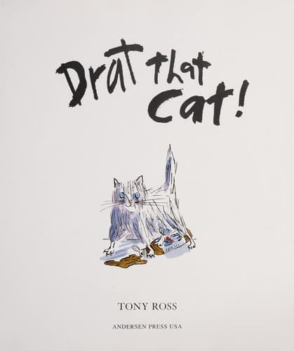 Cover of Drat that cat!