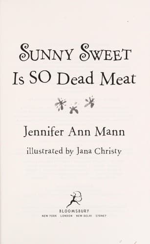 Cover of Sunny Sweet is so dead meat