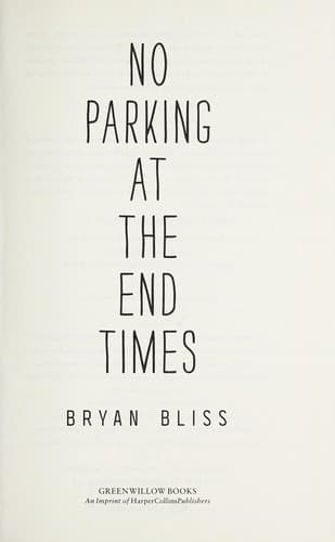 Cover of No parking at the end times
