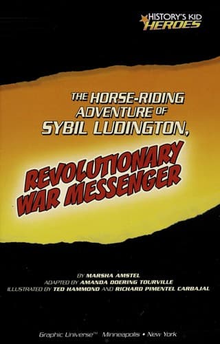 Cover of The horse-riding adventure of Sybil Ludington, Revolutionary War messenger