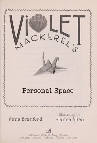 Cover of Violet Mackerel's personal space