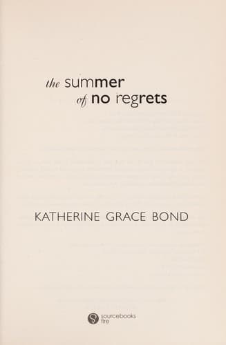 Cover of The summer of no regrets