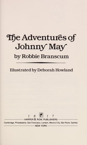 Cover of The adventures of Johnny May