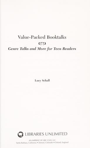 Cover of Value-packed booktalks