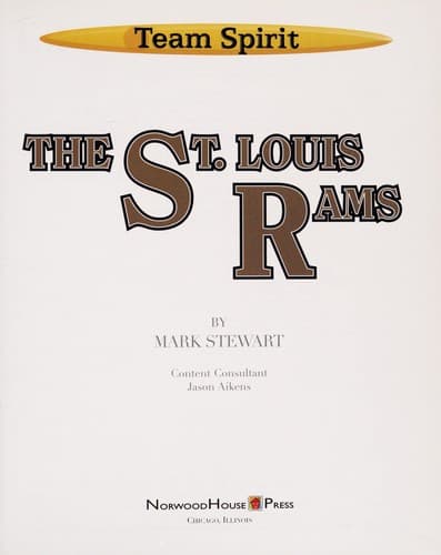 Cover of The St. Louis Rams