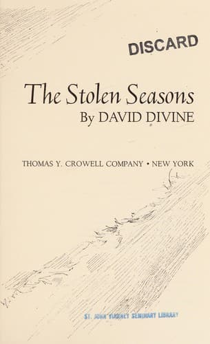 Cover of The stolen seasons