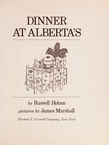 Cover of Dinner at Alberta's
