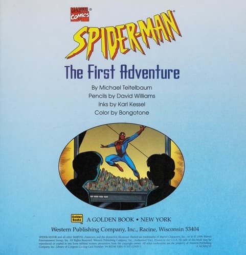Cover of Spiderman:1st Adventure