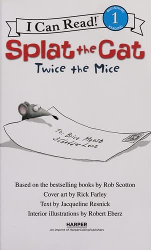 Cover of Splat the Cat