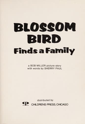 Cover of Blossom Bird finds a family