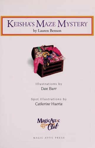 Cover of Keisha's maze mystery