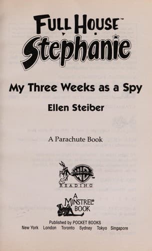 Cover of My three weeks as a spy