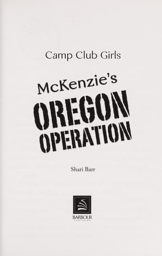 Cover of McKenzie's Oregon operation