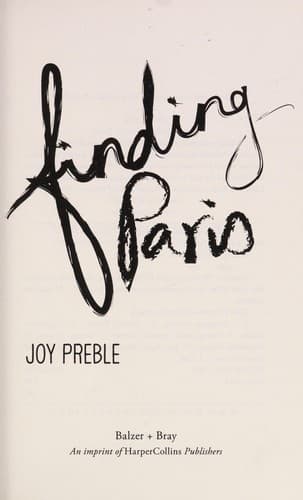 Cover of Finding Paris