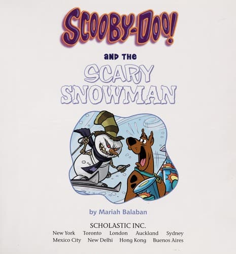 Cover of Scooby-Doo! and the scary snowman