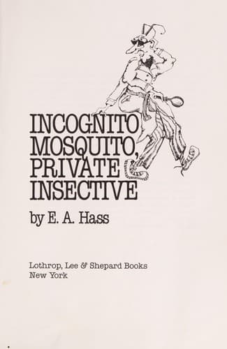 Cover of Incognito Mosquito, private insective