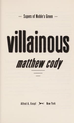 Cover of Villainous