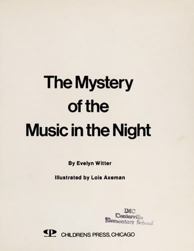 Cover of The mystery of the music in the night