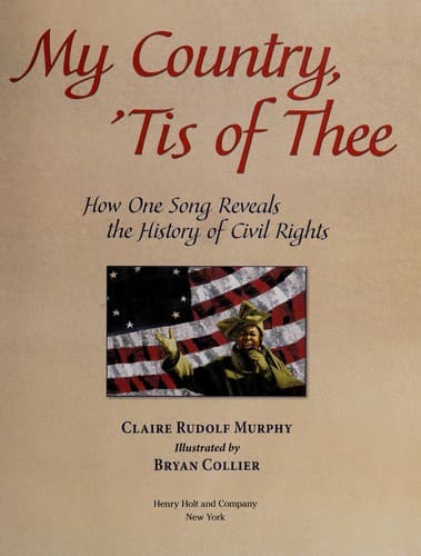 Cover of My country, 'tis of thee