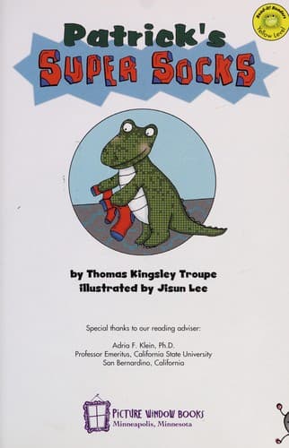 Cover of Patrick's super socks