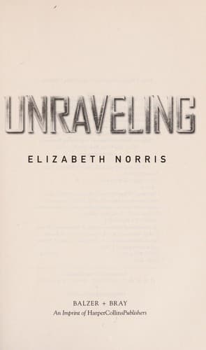 Cover of Unraveling