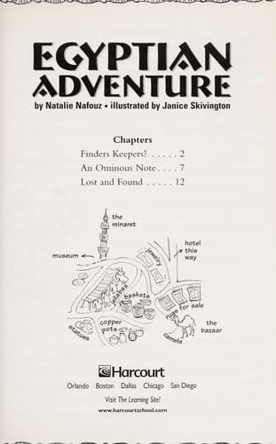 Cover of Egyptian adventure