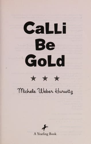 Cover of Calli be gold