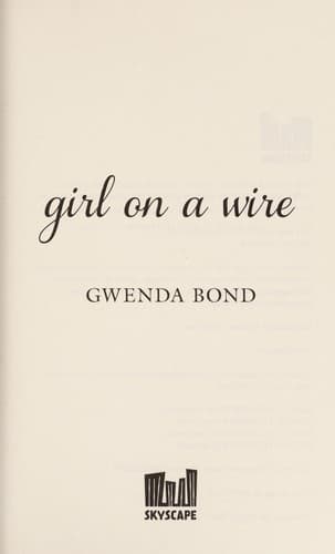 Cover of Girl on a wire