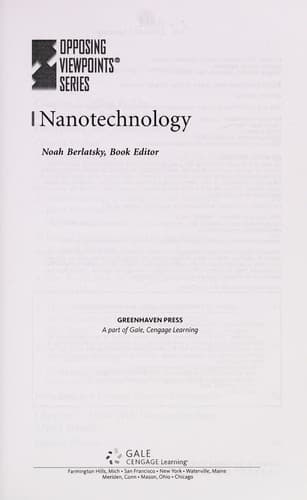Cover of Nanotechnology