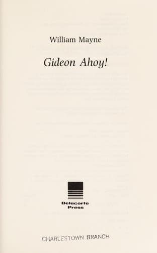 Cover of Gideon ahoy!