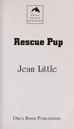 Cover of Rescue Pup