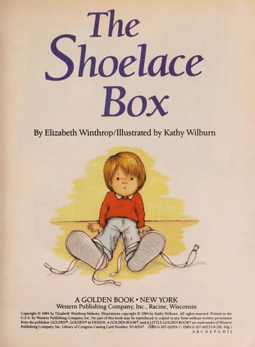 Cover of The shoelace box