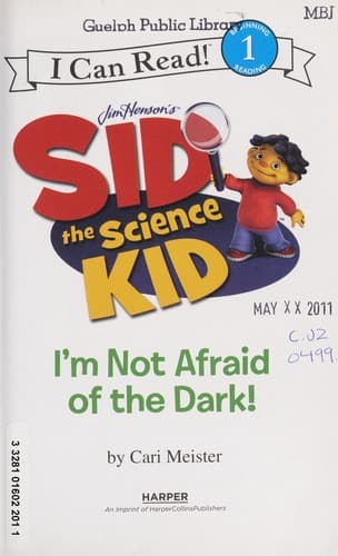 Cover of I'm not afraid of the dark!