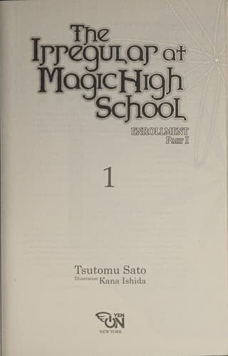 Cover of The irregular at Magic High School