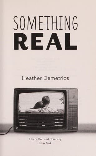 Cover of Something real