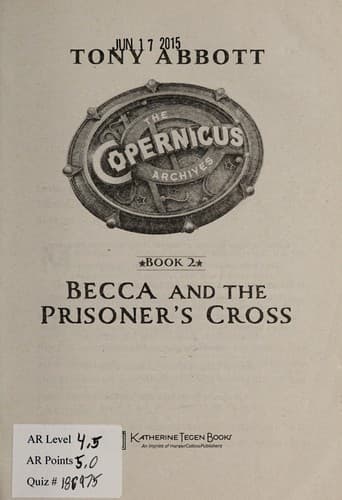 Cover of Becca and the prisoner's cross