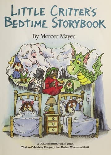Cover of Little Critter's bedtime storybook