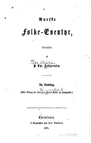Cover of Norske folke-eventyr